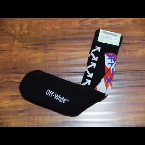 Off-White Socks “Barricade Tape"  Taipei Edition